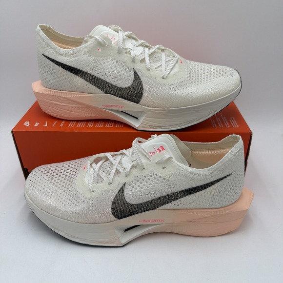 Nike Other - Nike Men's ZoomX VaporFly Next% 3 Size 13 Sail Crimson Tint DV4129-103 NWB NoLID